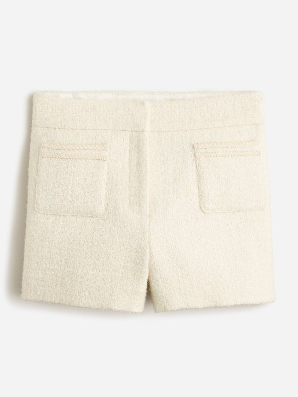 J. Crew Limited Edition Patch Pocket Suit Short in Natural Tweed Size 2 NWT